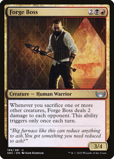 Forge Boss — Front