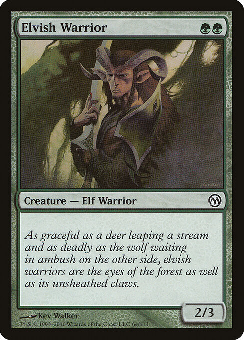 Elvish Warrior — Front