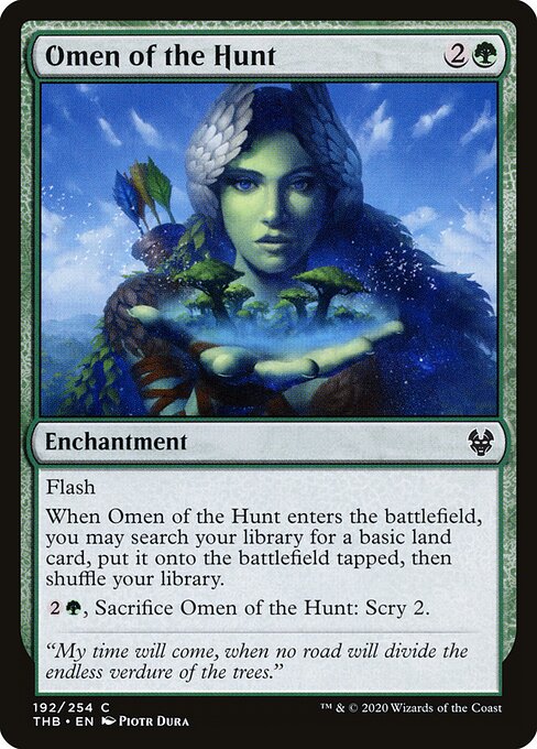 Omen of the Hunt — Front