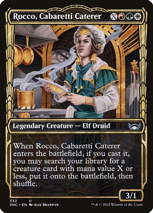 Rocco, Cabaretti Caterer (Showcase) — Front