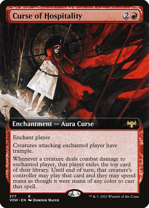 Curse of Hospitality (Extended Art) — Front