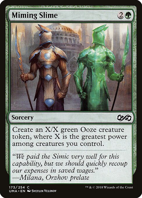 Miming Slime — Front