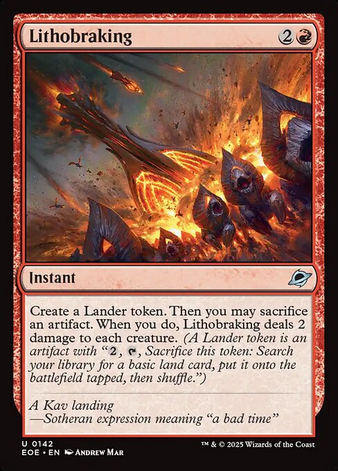 Lithobraking — Front