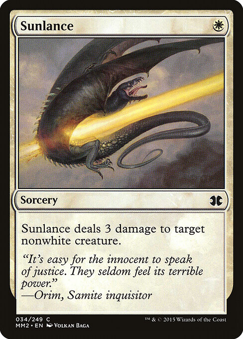 Sunlance — Front