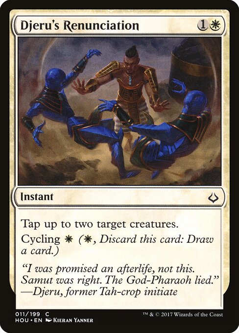 Djeru's Renunciation — Front