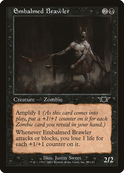 Embalmed Brawler — Front