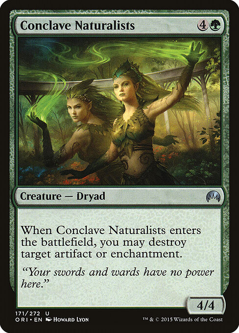 Conclave Naturalists — Front