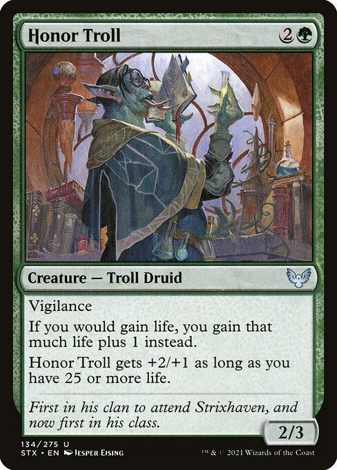 Honor Troll — Front