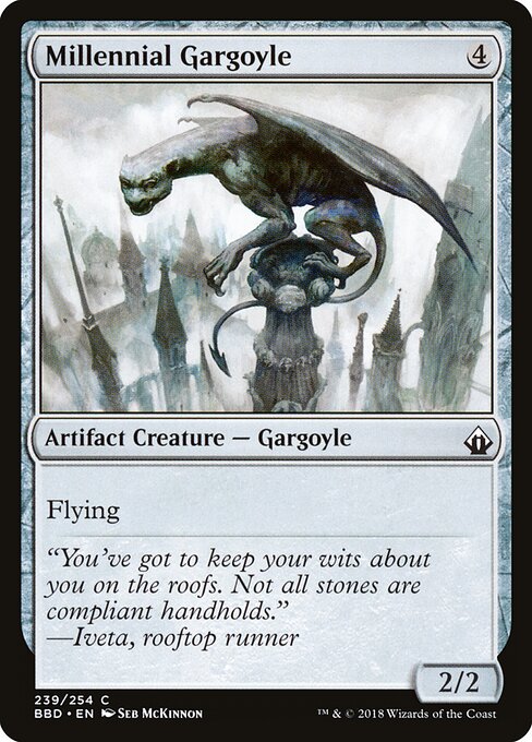 Millennial Gargoyle — Front