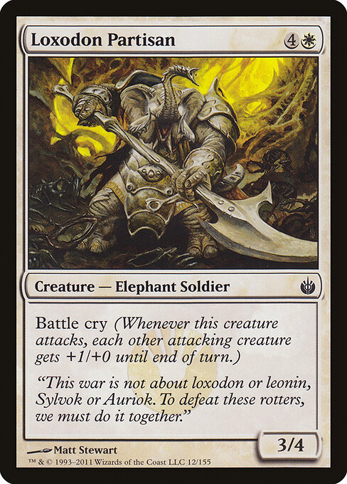 Loxodon Partisan — Front
