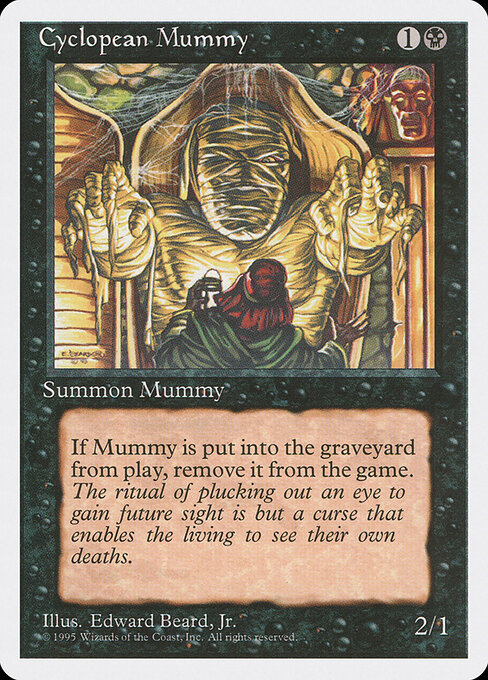 Cyclopean Mummy — Front