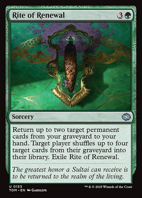 Rite of Renewal — Front
