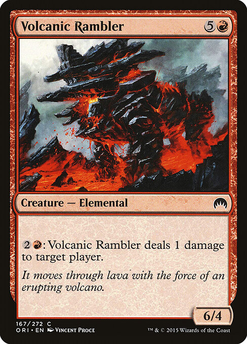 Volcanic Rambler — Front