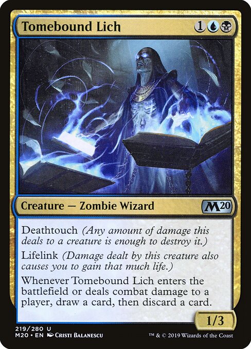 Tomebound Lich — Front