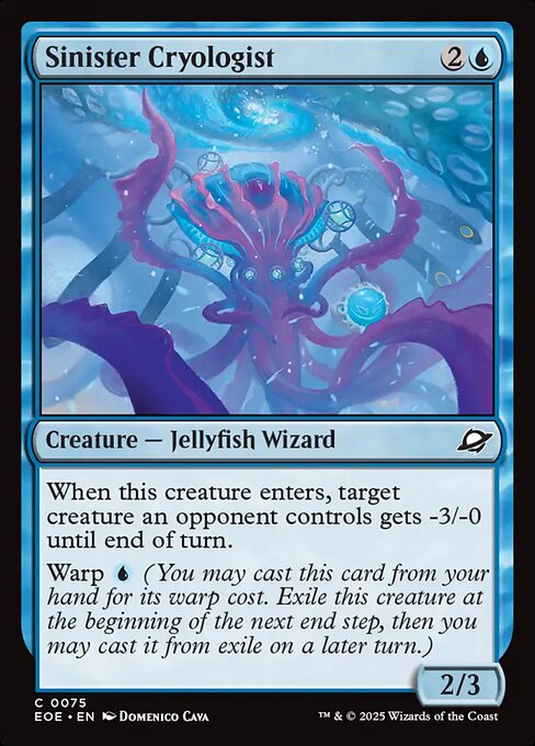 Sinister Cryologist — Front