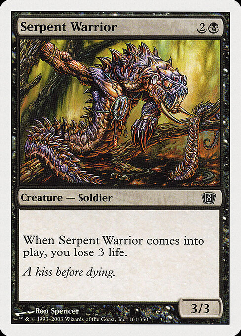 Serpent Warrior — Front