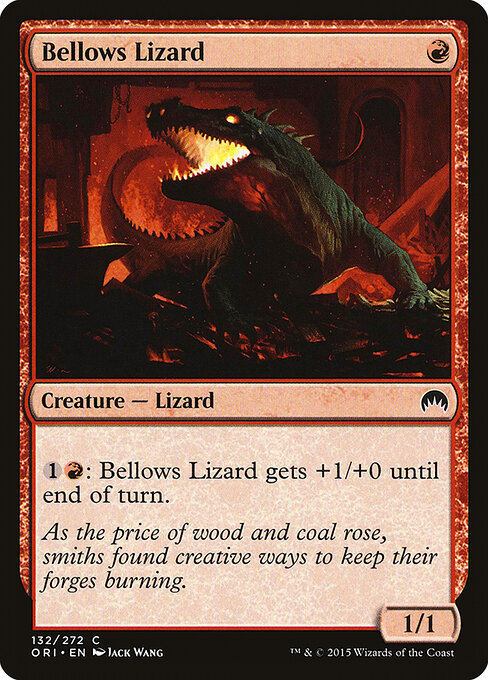 Bellows Lizard — Front