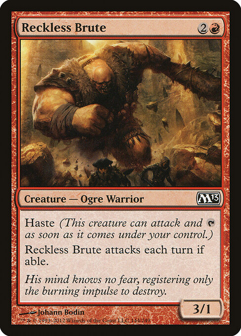 Reckless Brute — Front