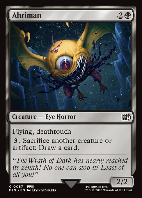 Ahriman — Front