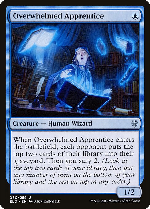 Overwhelmed Apprentice — Front