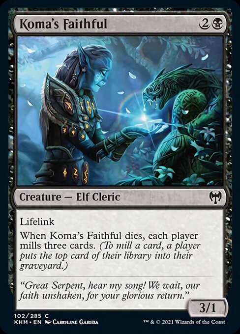 Koma's Faithful — Front