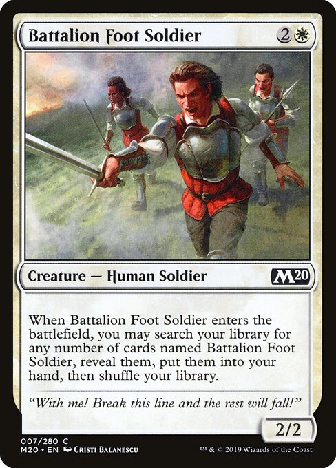 Battalion Foot Soldier — Front
