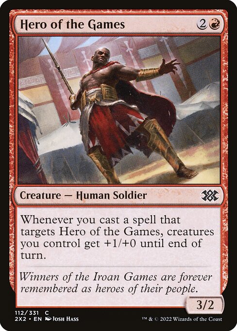 Hero of the Games — Front