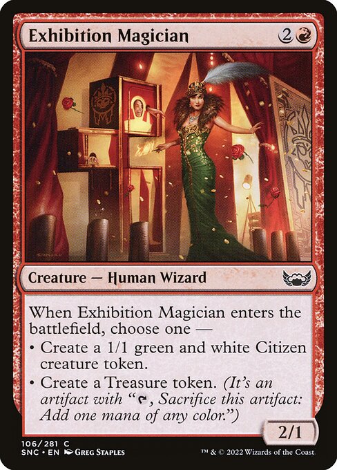 Exhibition Magician — Front