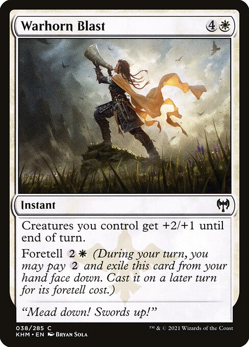 Warhorn Blast — Front