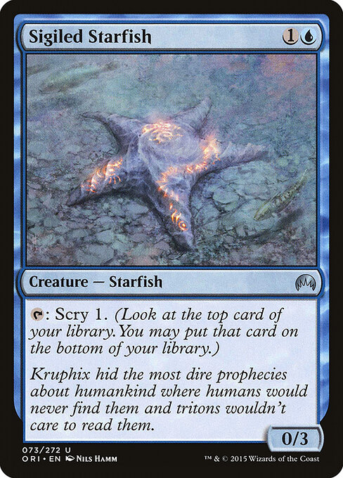 Sigiled Starfish — Front