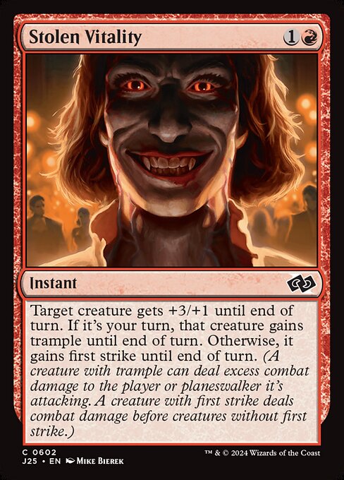 Stolen Vitality — Front