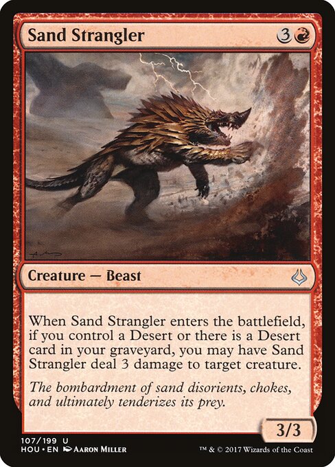 Sand Strangler — Front