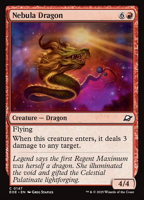 Nebula Dragon — Front