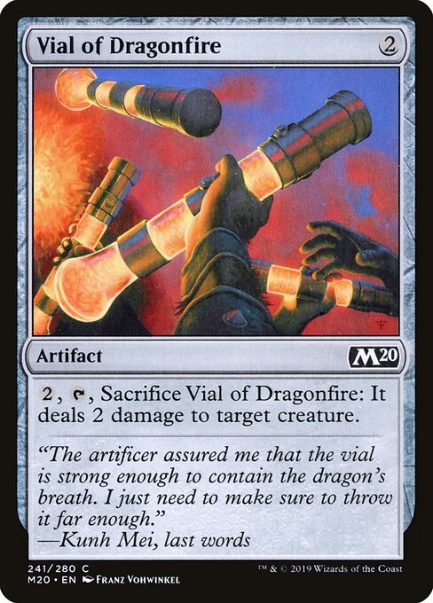 Vial of Dragonfire — Front