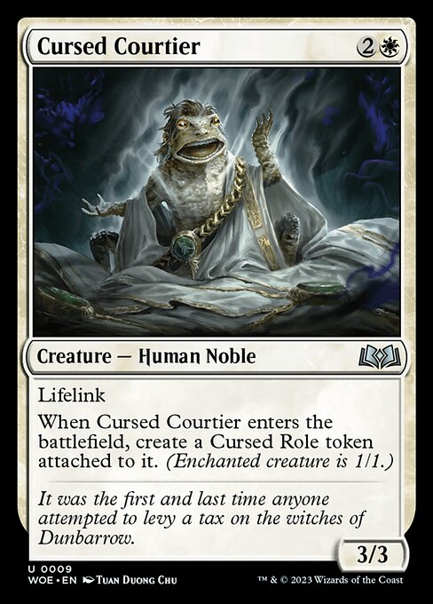 Cursed Courtier — Front