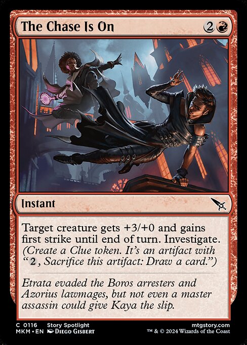 The Chase Is On — Front