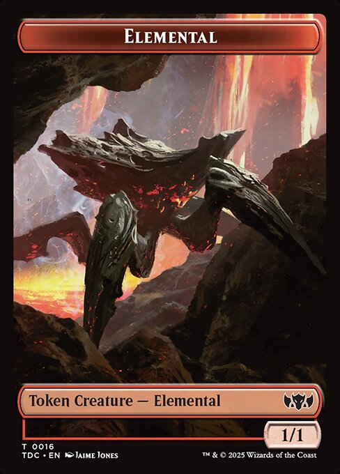Elemental (0016) // Gold Double-Sided Token