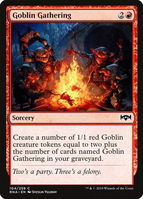 Goblin Gathering — Front