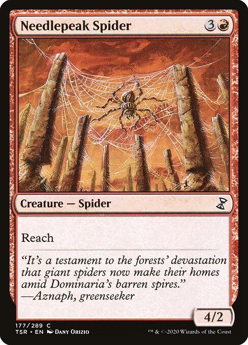 Needlepeak Spider — Front