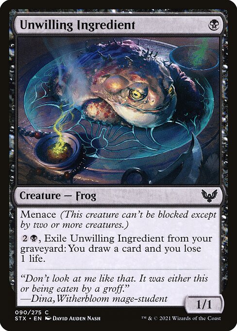 Unwilling Ingredient — Front
