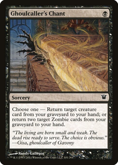 Ghoulcaller's Chant — Front