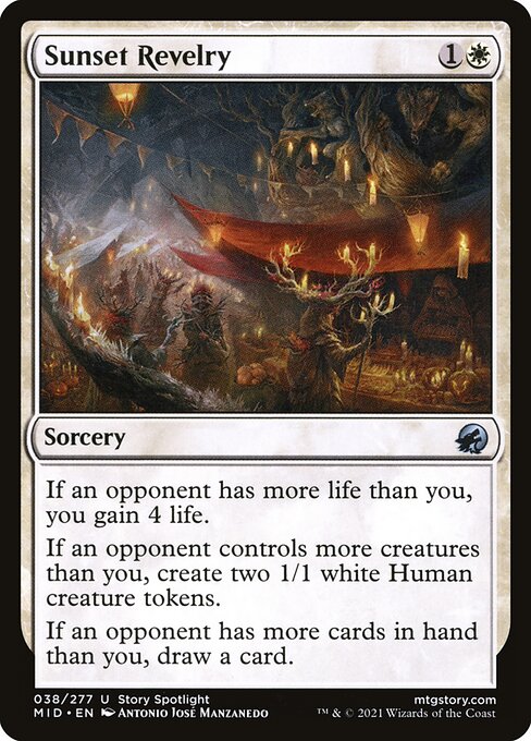 Sunset Revelry — Front