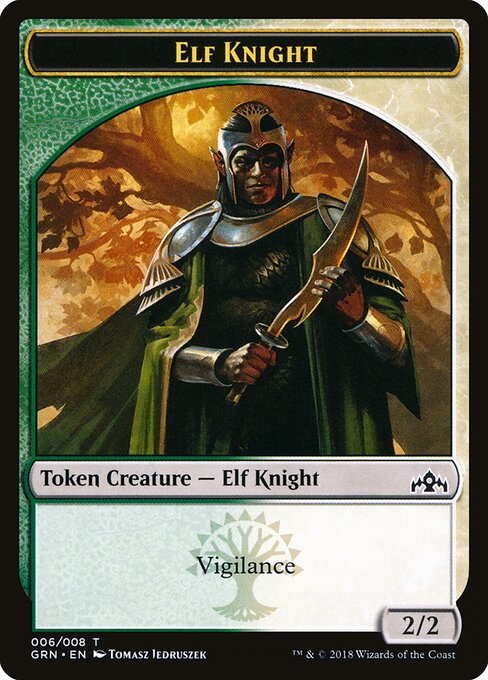 Elf Knight Token — Front