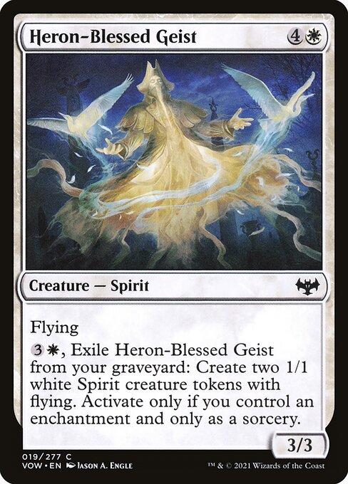 Heron-Blessed Geist — Front