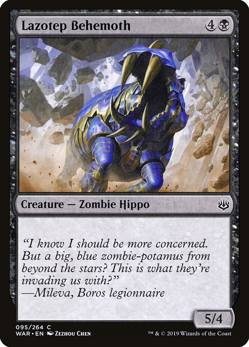 Lazotep Behemoth — Front