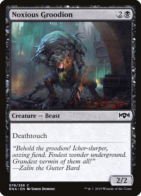 Noxious Groodion — Front