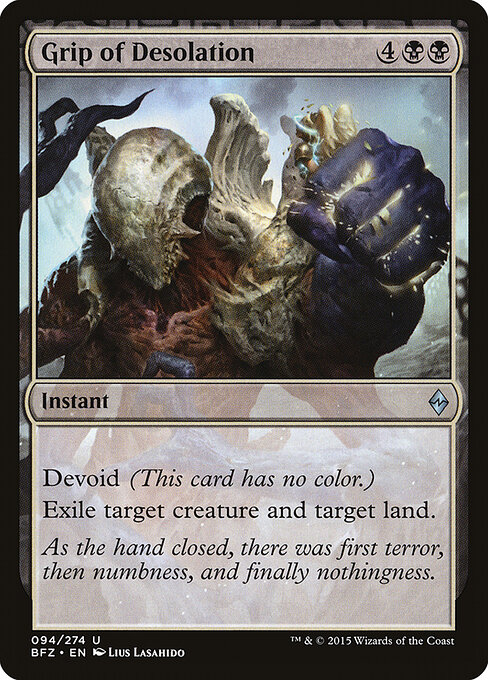 Grip of Desolation — Front