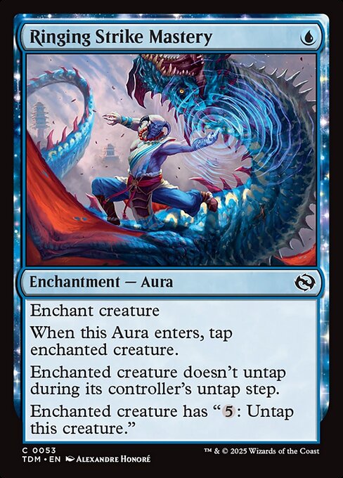 Ringing Strike Mastery — Front