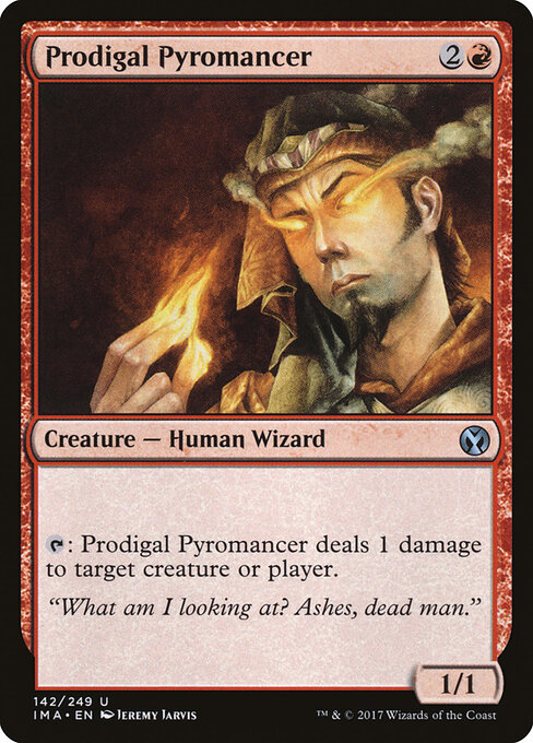 Prodigal Pyromancer — Front