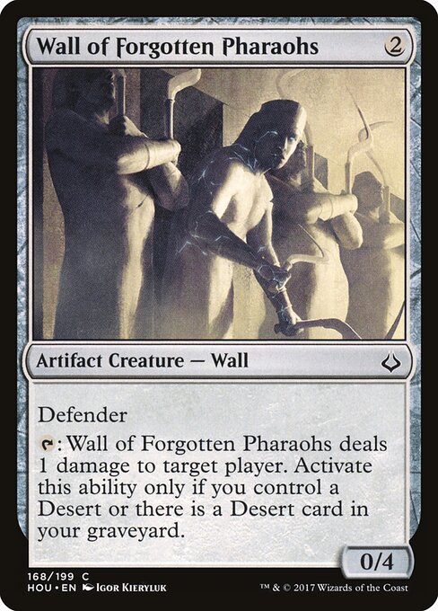 Wall of Forgotten Pharaohs — Front